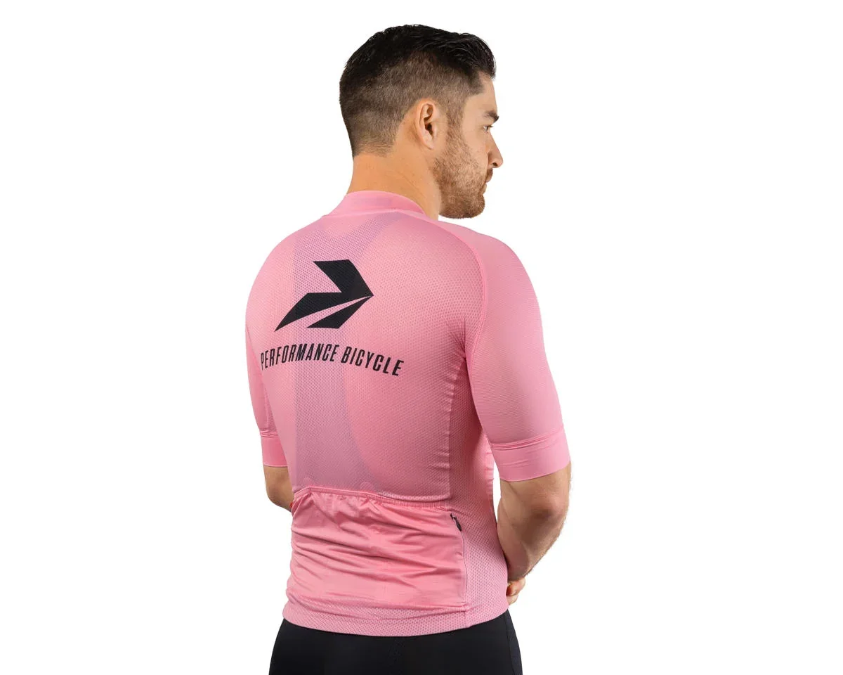 Performance Men's Nova Pro Cycling Jersey (Pink) (Slim) (S)
